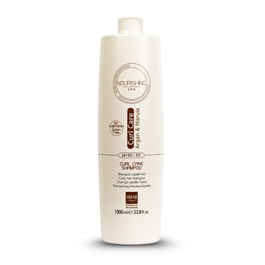 Nourishing SPA Curl Care Shampoo with Argan & Marula, sulfate-free, 1000ml for curly hair