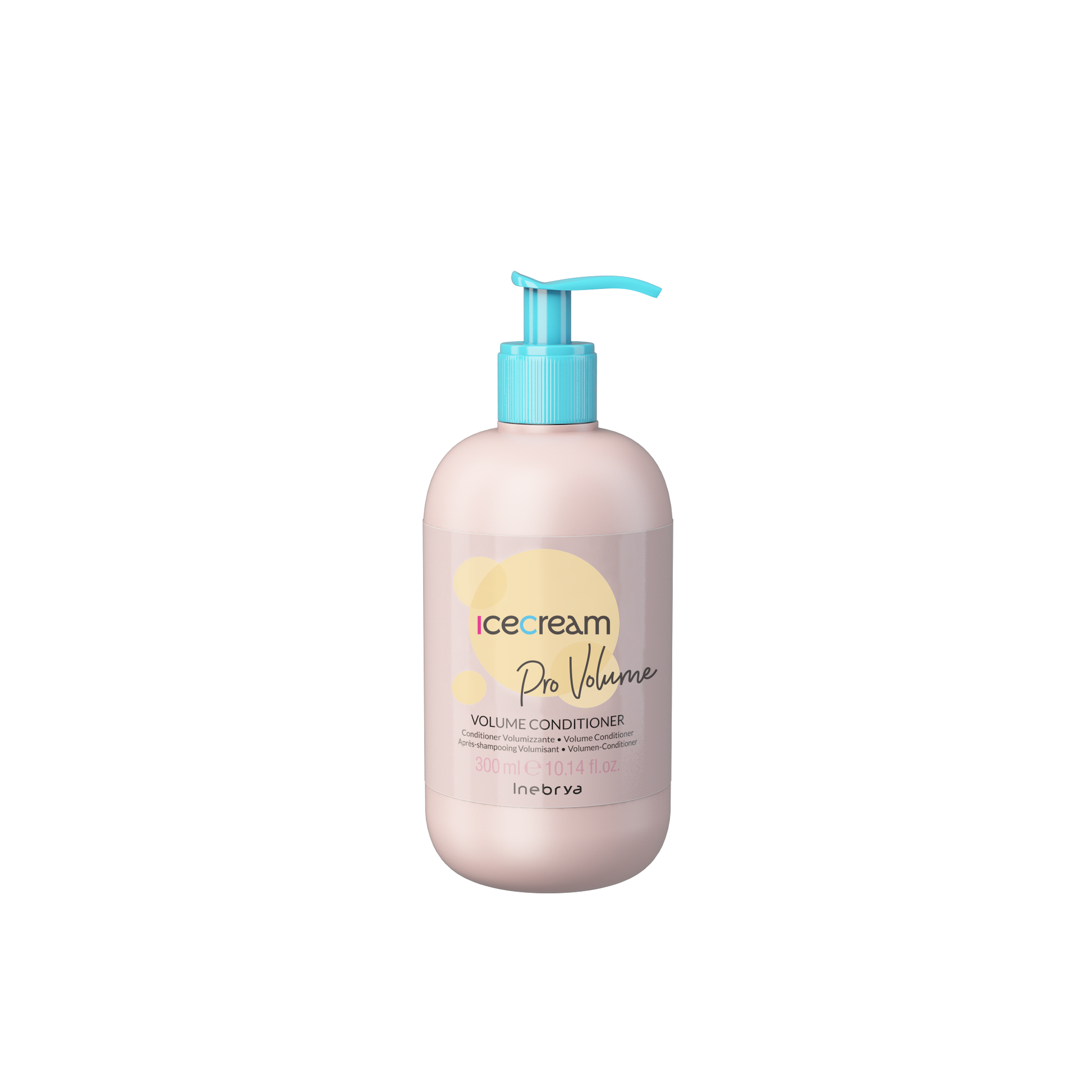 Icecream Pro Volume Conditioner 300ml for hair volume, pink bottle with blue pump