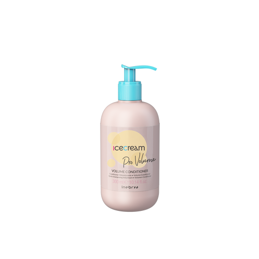 Icecream Pro Volume Conditioner 300ml for hair volume, pink bottle with blue pump