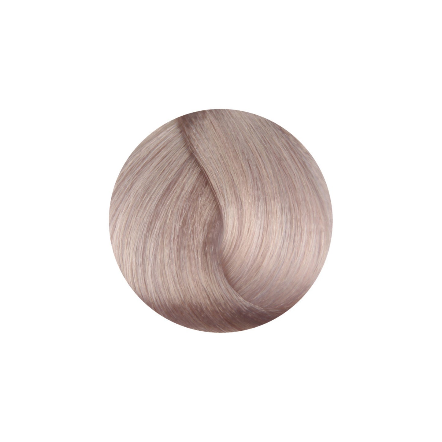 Soft beige blonde hair color swatch for salon or at-home dye, smooth and natural tone