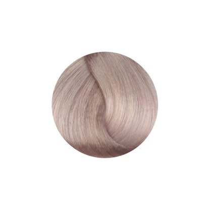 Soft beige blonde hair color swatch for salon or at-home dye, smooth and natural tone
