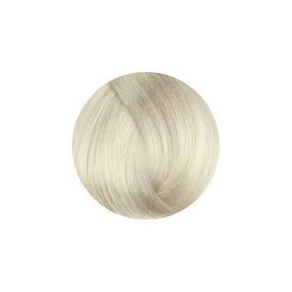 Ultra light blonde hair color swatch for salon or home use, showcasing smooth, creamy tone