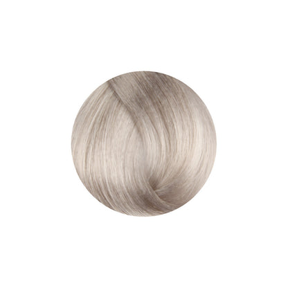 Light ash blonde hair color swatch for salon hair dye or beauty products