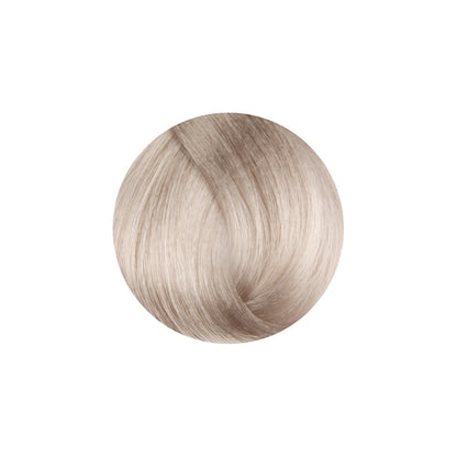 Soft blonde hair color swatch, ideal for European beauty trends and salon styling.