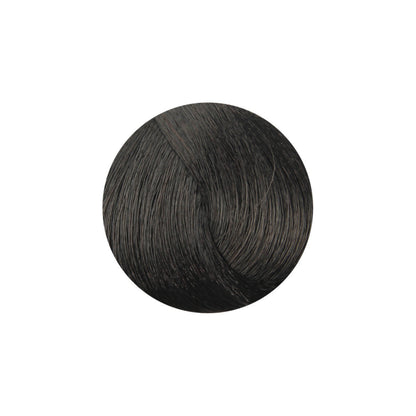 Dark brown hair color swatch for salon beauty treatments