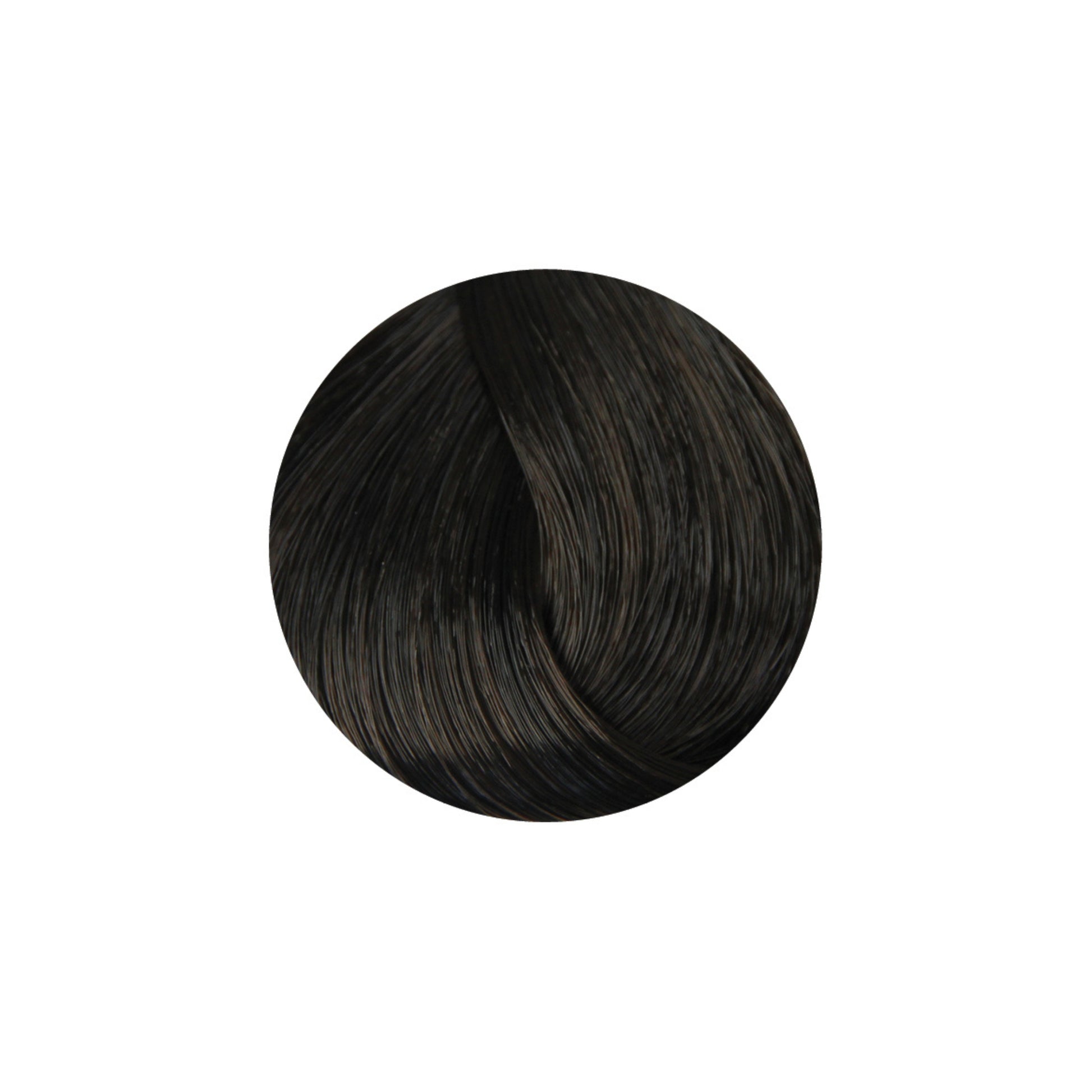 Dark brown hair color swatch for salon or home use, showcasing rich, smooth texture and deep tone.