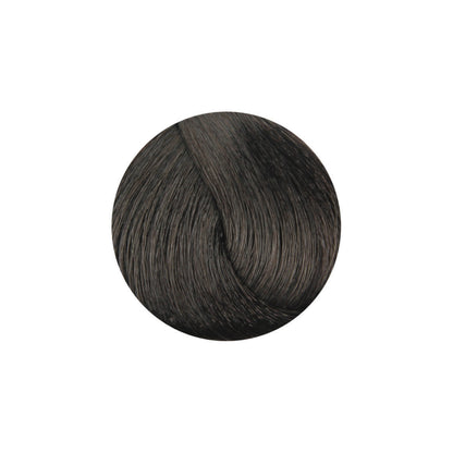Dark brown hair color swatch, rich tone for beauty styling