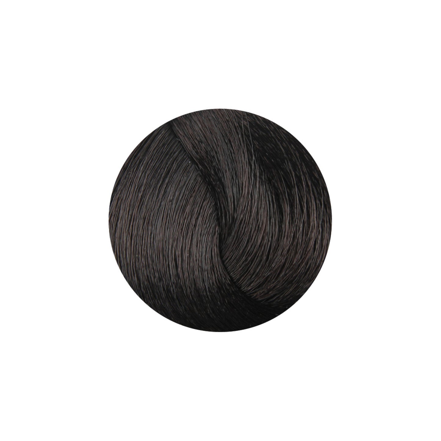 Dark brown hair color swatch for salon or home use, showcasing rich, deep tone.