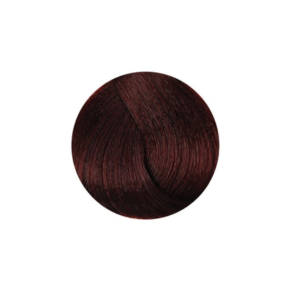 Rich burgundy hair color swatch, deep red tone for salon or home use