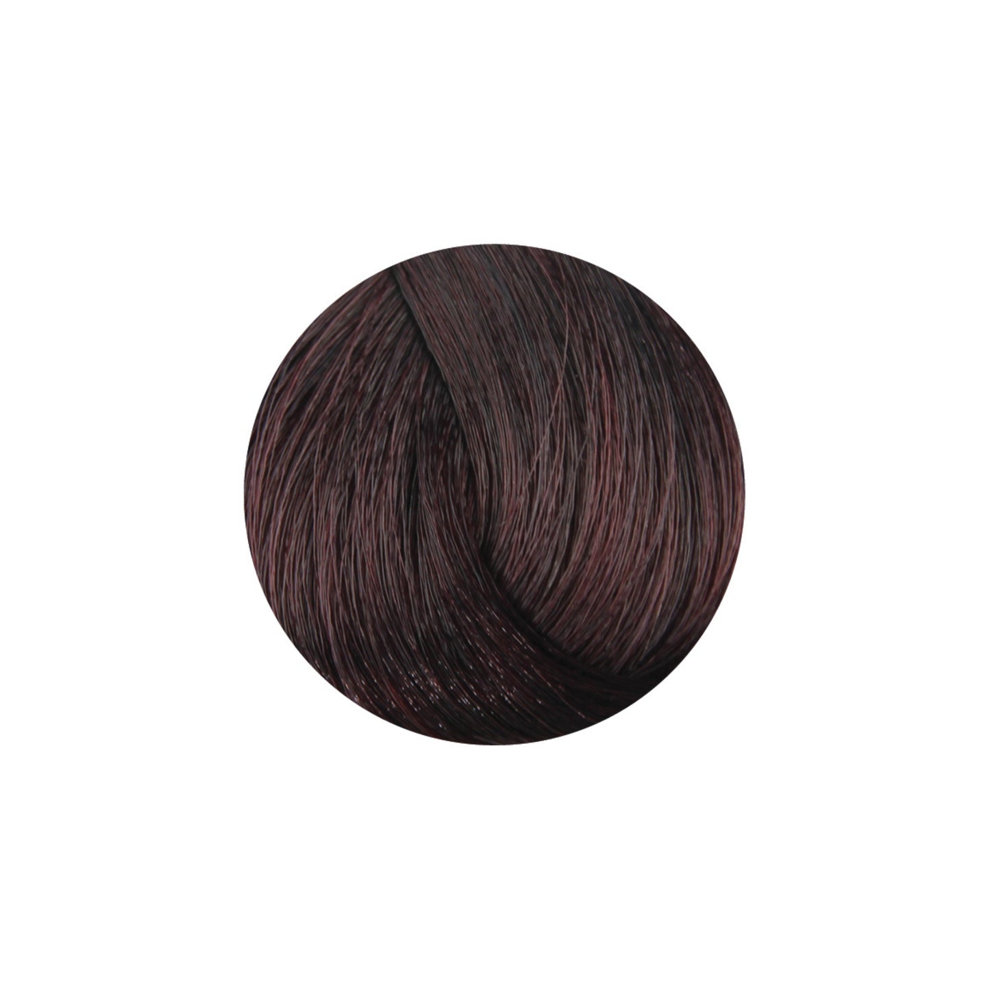 Deep burgundy hair color swatch for salon or home use, rich tone with subtle highlights