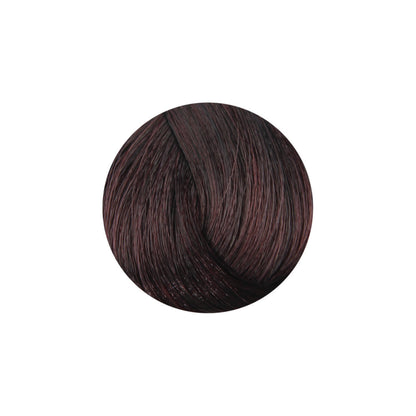 Deep burgundy hair color swatch for salon or home use, rich tone with subtle highlights