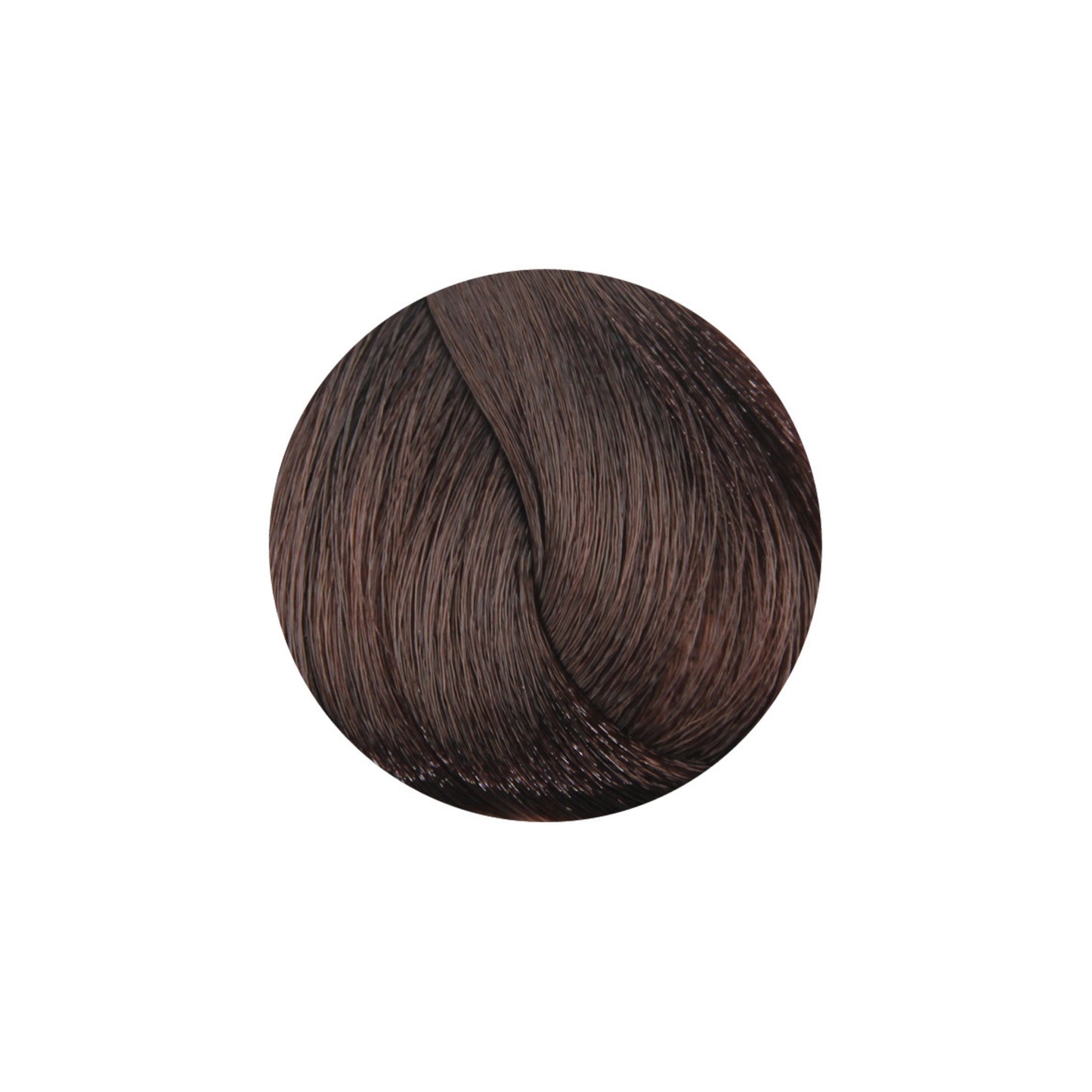 Rich dark brown hair color swatch for beauty and salon use