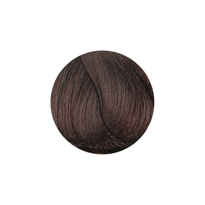 Rich dark brown hair color swatch for beauty and salon use