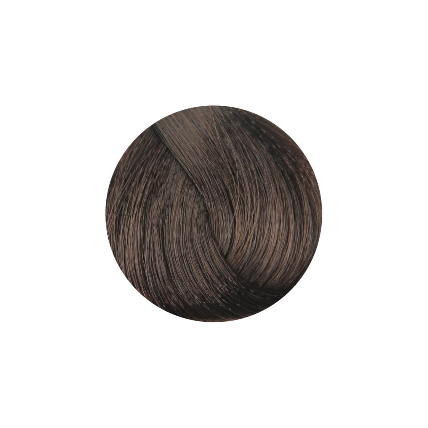 Rich dark brown hair color swatch for salon or home use, showcasing smooth texture and depth