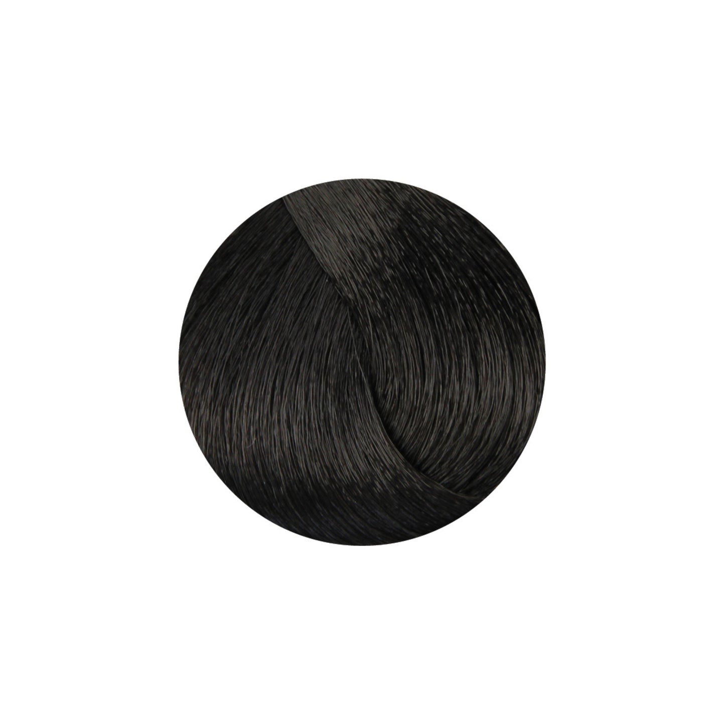 Dark brown hair color swatch for salon or home use, showcasing rich, natural-looking tone.