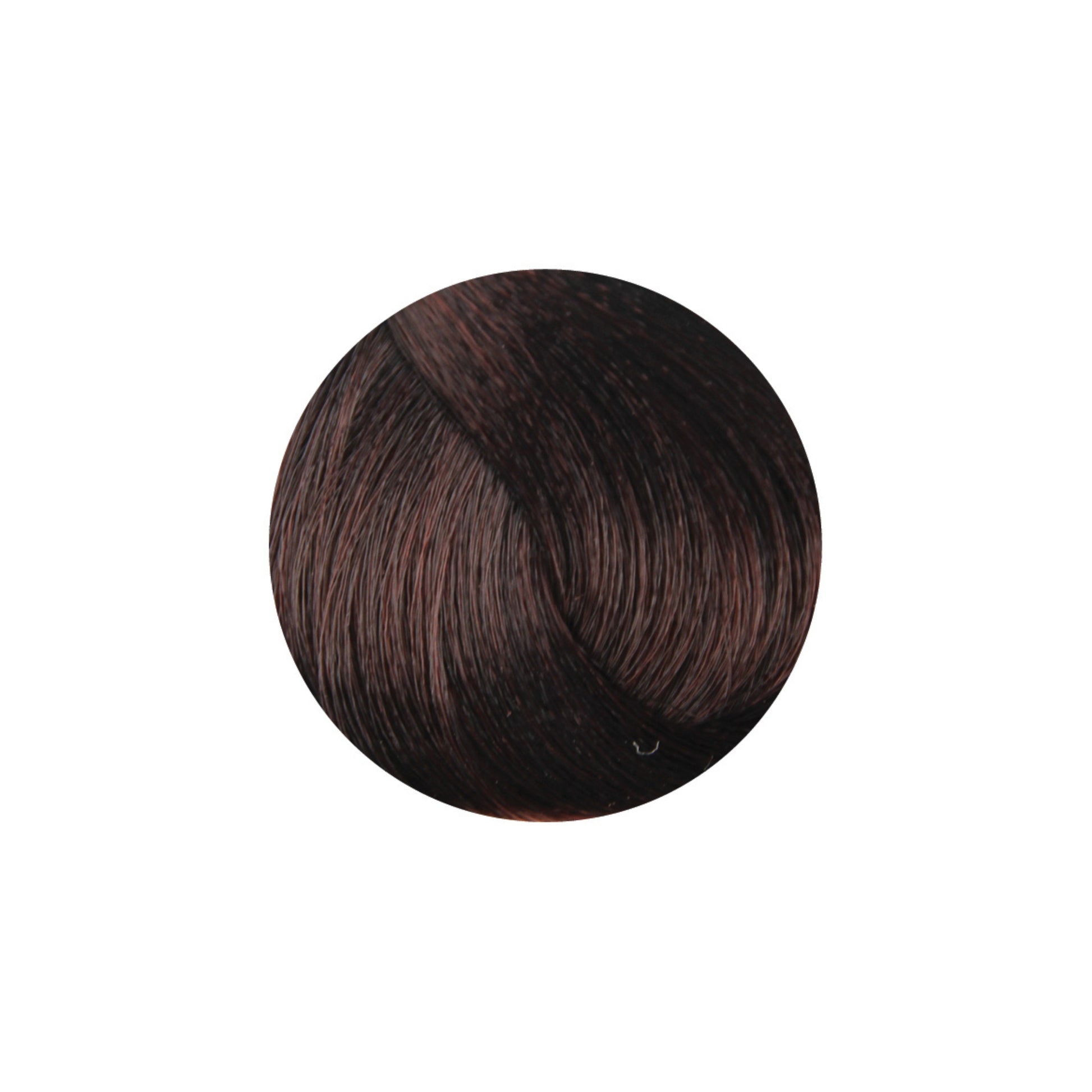 Rich dark brown hair color swatch for beauty and styling