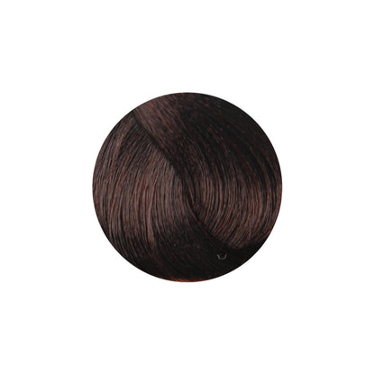Rich dark brown hair color swatch for beauty and styling
