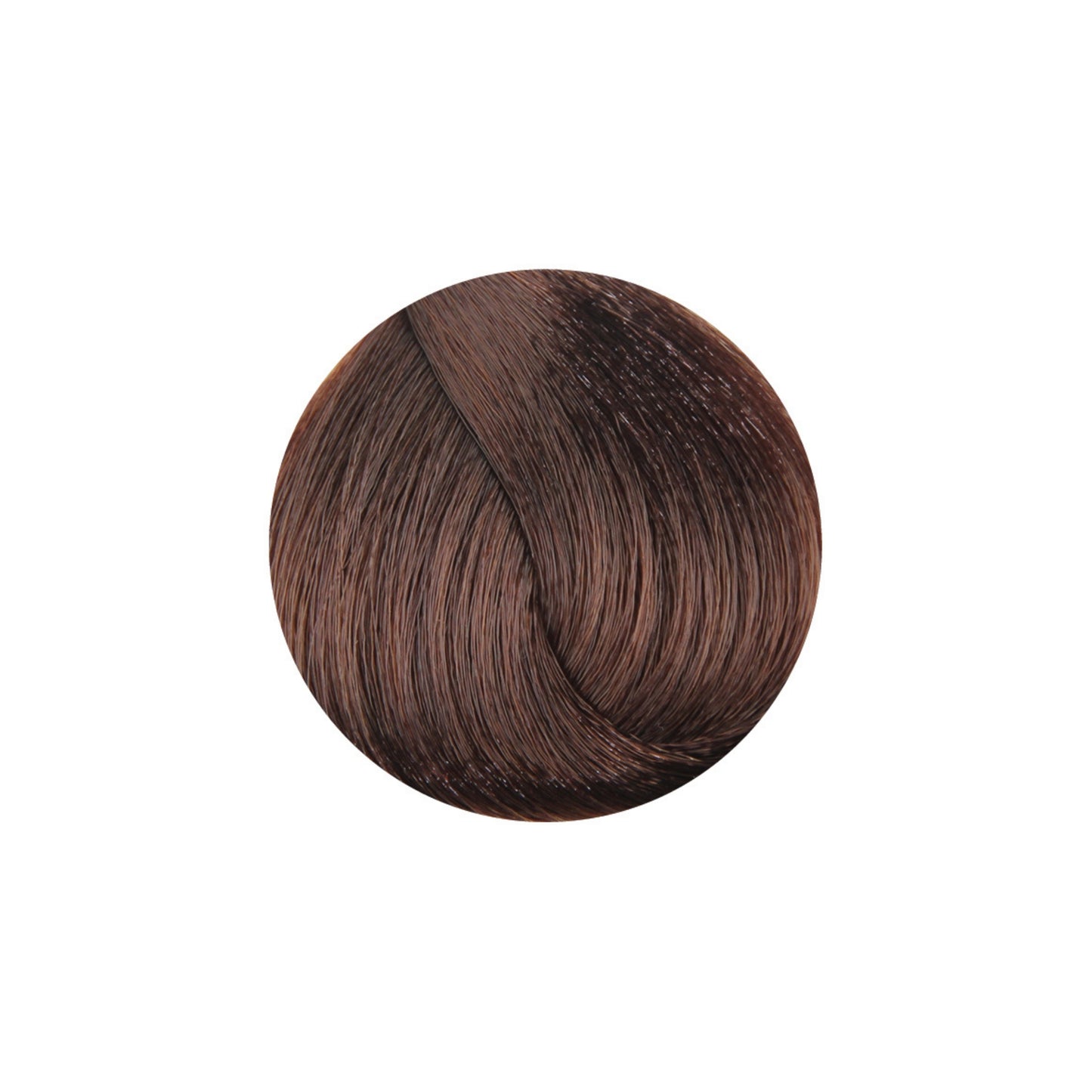 Rich dark brown hair color swatch for beauty and salon use