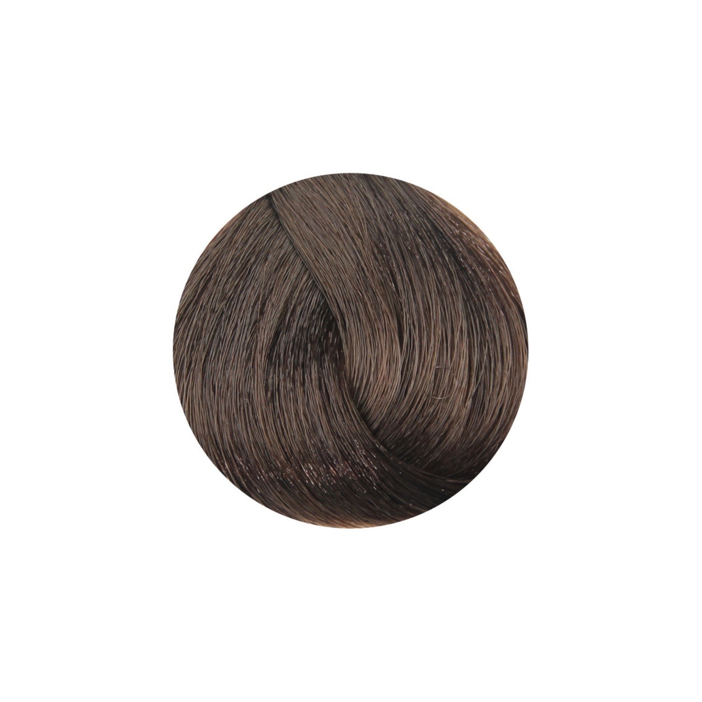 Rich dark brown hair color swatch for salon beauty treatments