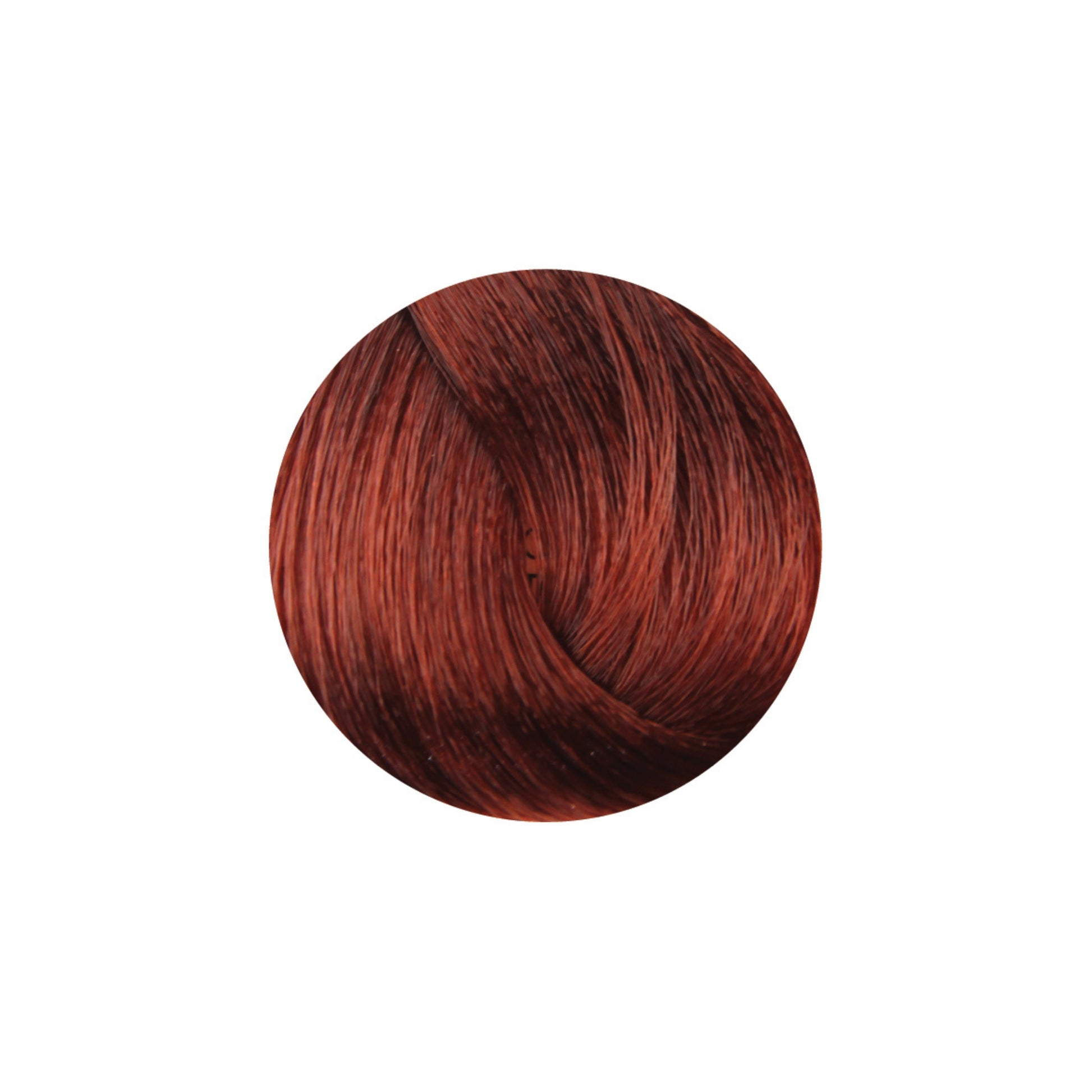 Rich mahogany red hair color swatch for beauty and salon use