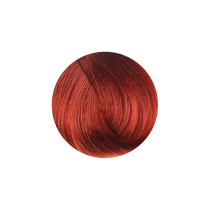 Rich copper red hair color swatch for salon or home use, showcasing vibrant tone and smooth texture