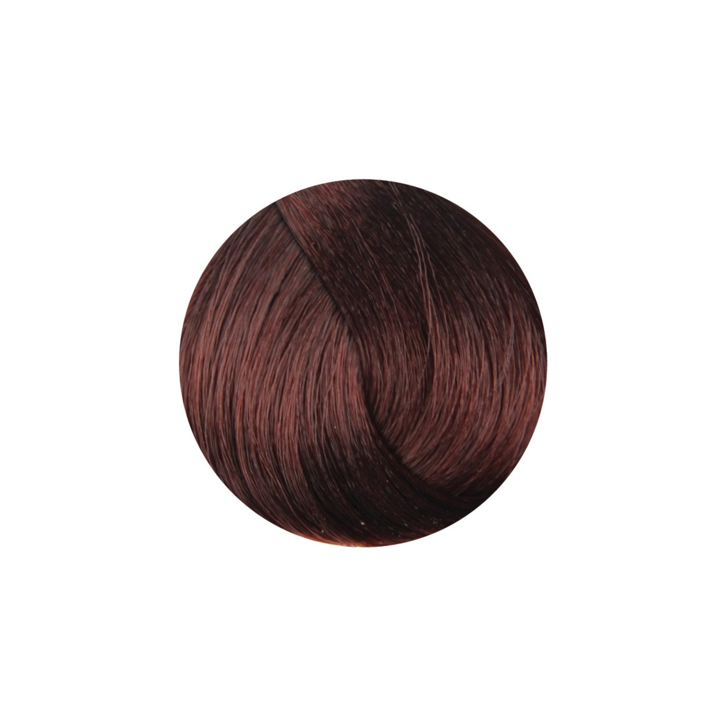 Rich burgundy hair color swatch for salon or home use, showcasing deep red-brown tone