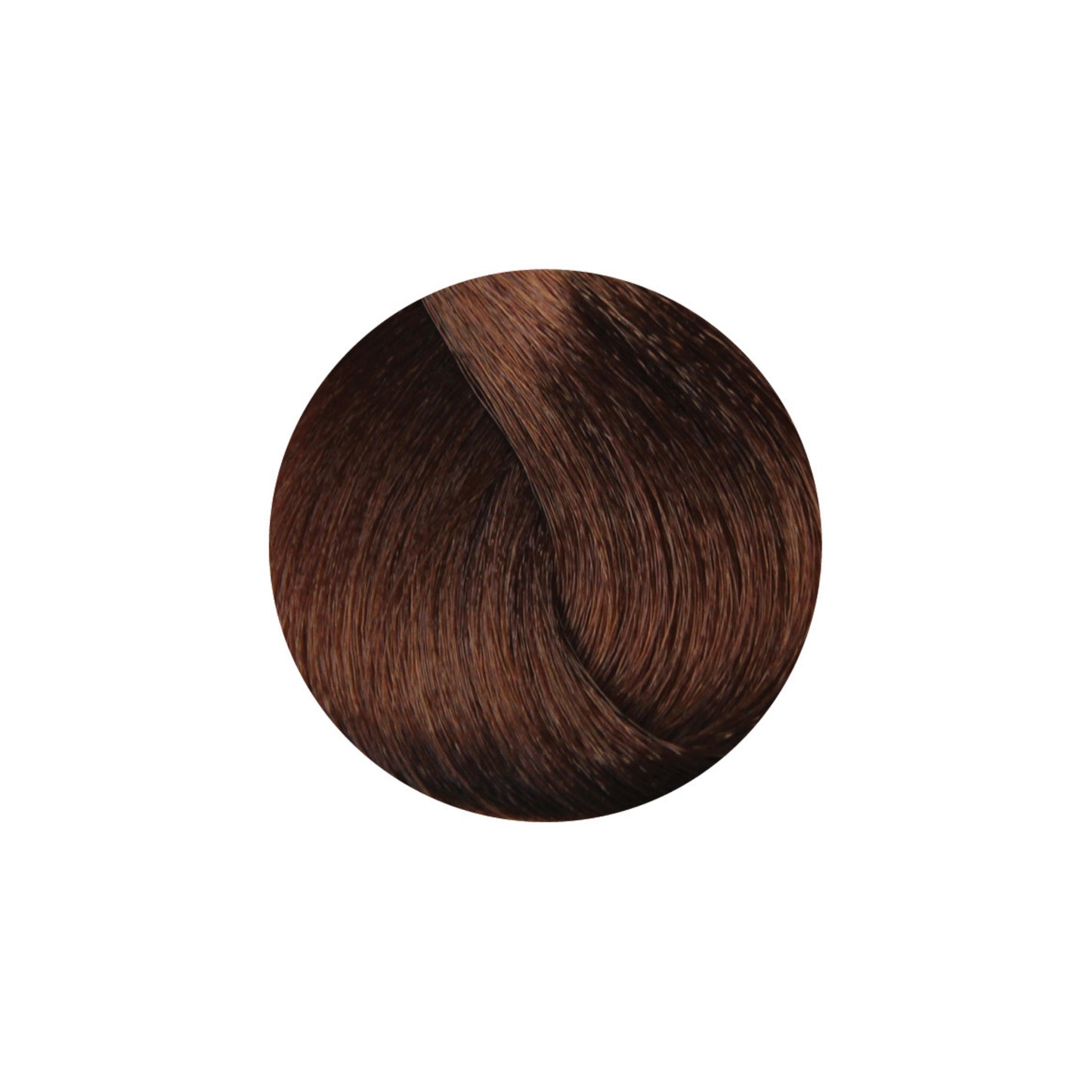 Rich dark brown hair color swatch for beauty and salon use