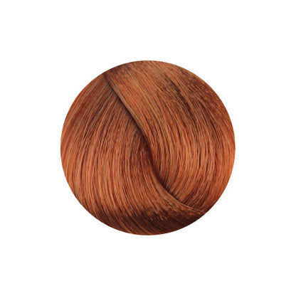 Rich copper red hair color swatch for salon or home use