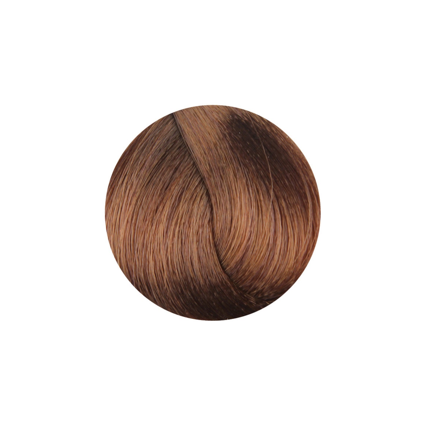 Rich medium brown hair color swatch for salon or home use, showcasing smooth texture and natural shine.