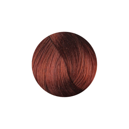 Rich mahogany red hair color swatch, vibrant and glossy for beauty styling