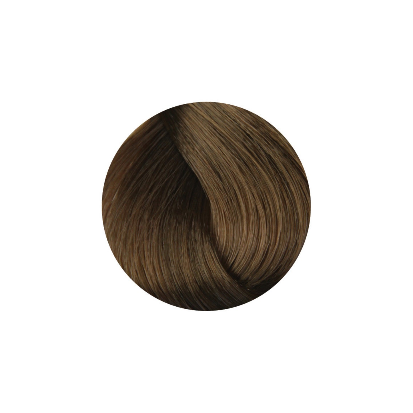 Rich medium brown hair color swatch for beauty and salon use