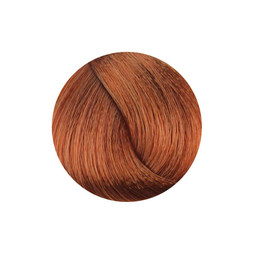 Rich copper red hair color swatch for salon or home use, showcasing vibrant warm tones