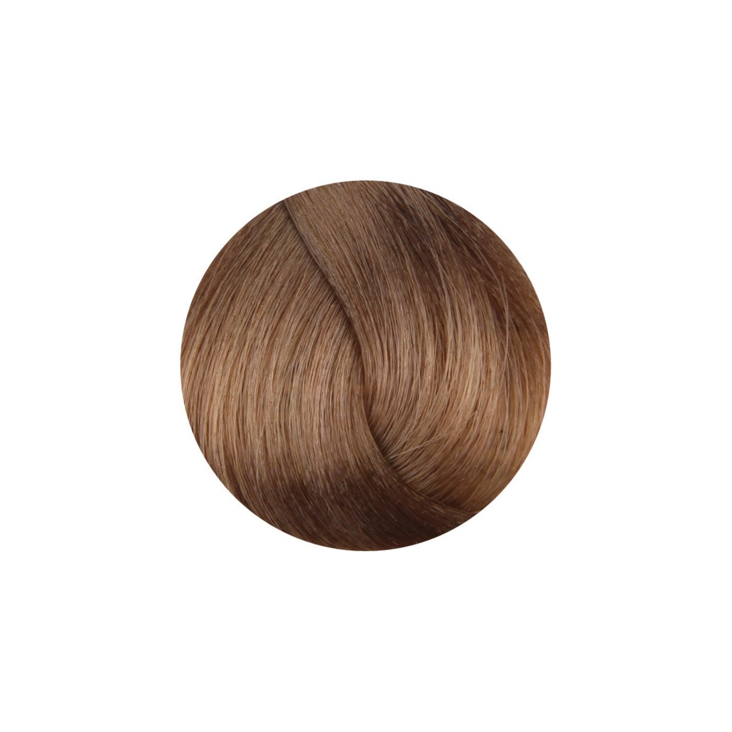 Rich medium brown hair color swatch for salon or home use, showcasing smooth, natural-looking tone
