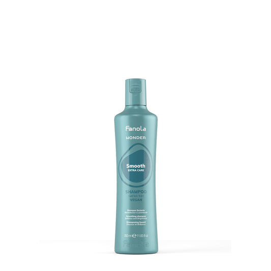 Fanola Wonder Smooth Extra Care Vegan Shampoo for softness and brightness, 350ml