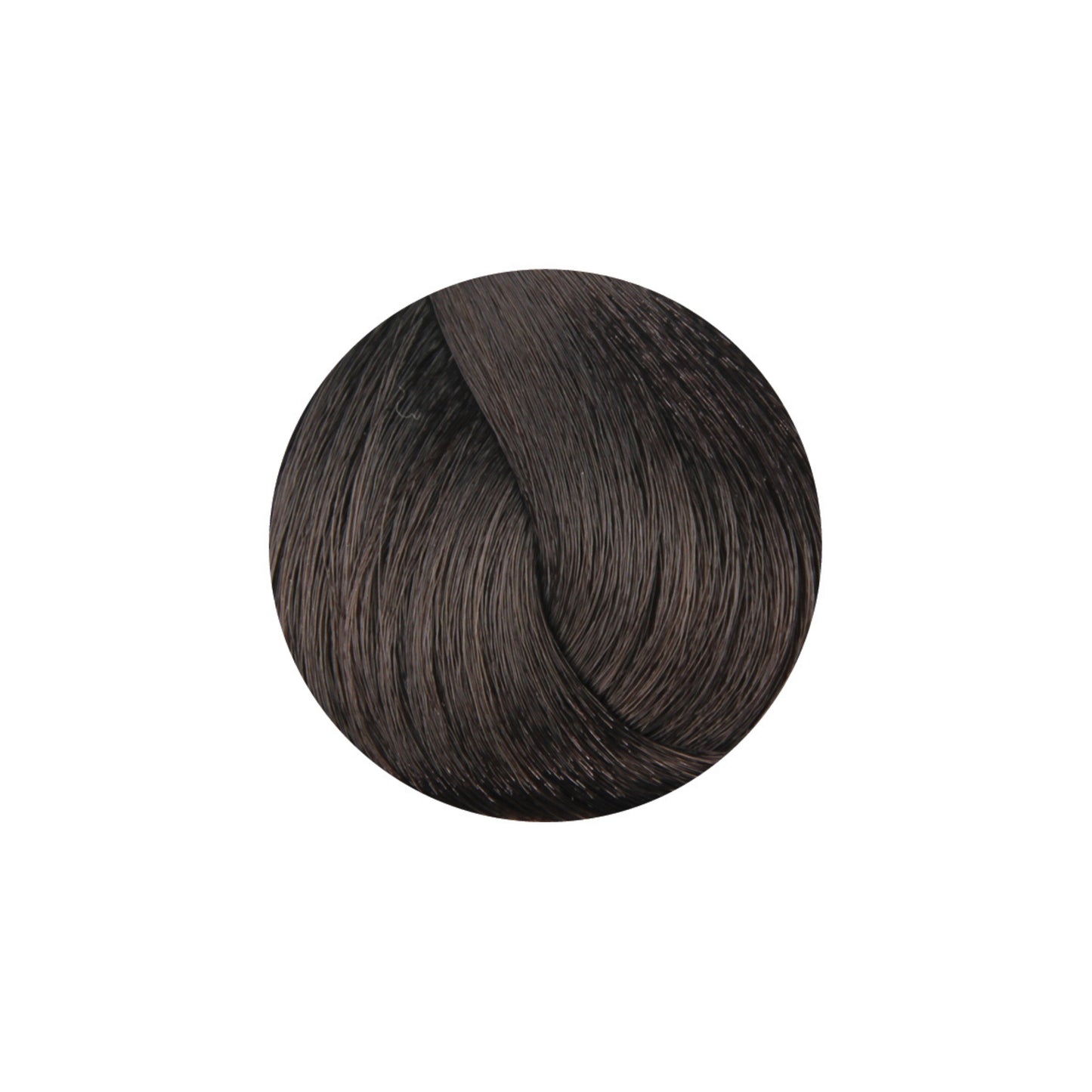 Dark brown hair color swatch for salon or home use, showcasing rich, smooth texture.