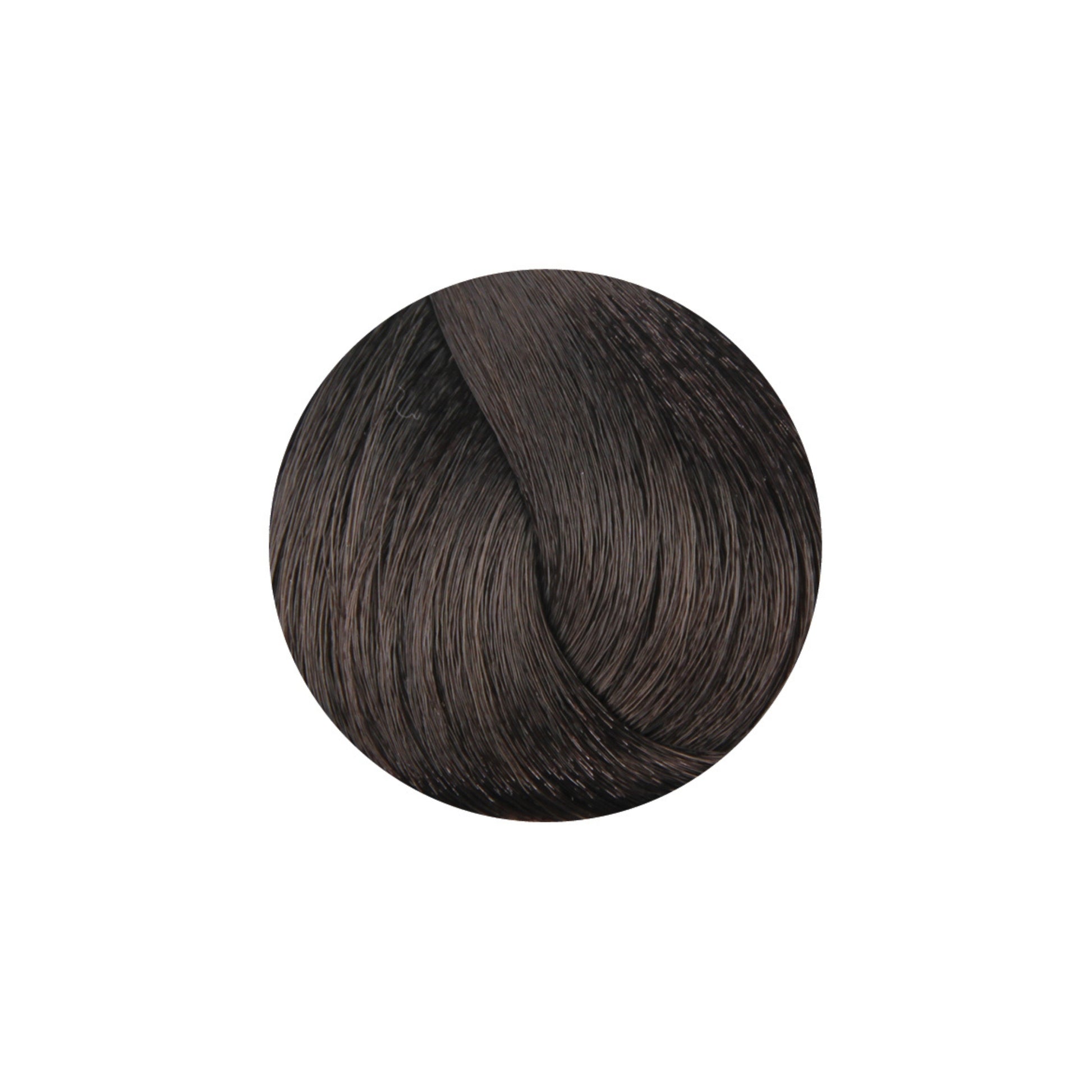 Dark brown hair color swatch for salon or home use, showcasing rich, smooth texture.