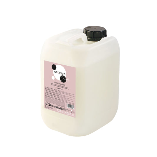 Icecream Energy Shampoo 1000ml for weak fine hair, professional salon size bottle with black cap