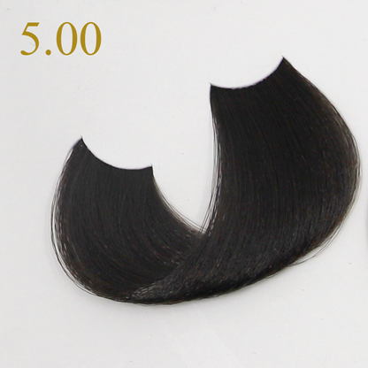 Black hair extensions with smooth texture, styled in curved sections for natural look