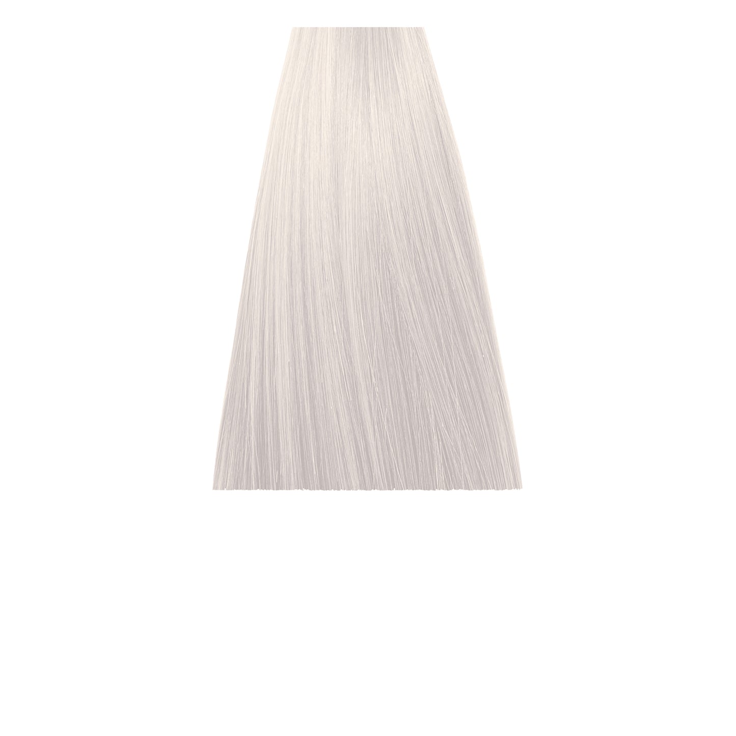 Ultra light ash blonde hair swatch for professional salon coloring