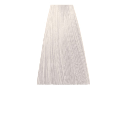 Ultra light ash blonde hair swatch for professional salon coloring