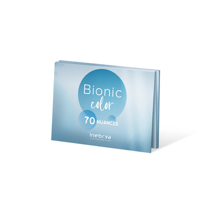 Bionic Color 70 Nuances hair color chart by Inebrya for salon professionals