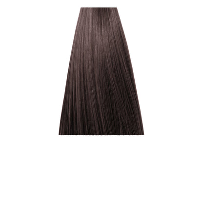 Rich dark brown hair color swatch for salon-quality hair dye