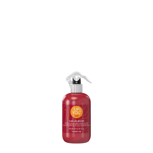 UP TO YOU Curl Re-Boost spray for wavy, curly & coily hair, 200ml red bottle with pump