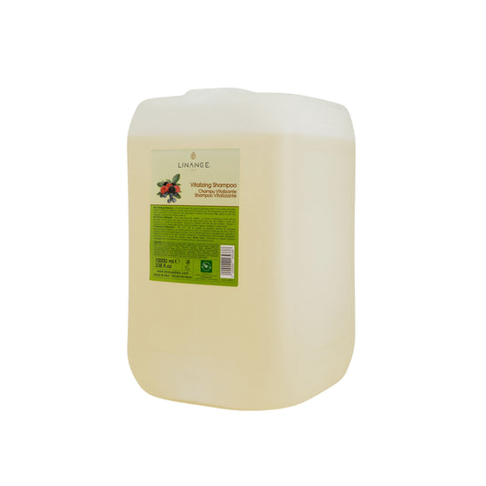 Linange Italy Vitalizing Shampoo 10L for all hair types, nourishing formula in bulk container