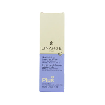 Linange Italy Revitalizing Lavender Lotion with Menthol & Rosemary Extract, 125ml, pH Balanced, Sulfate-Free