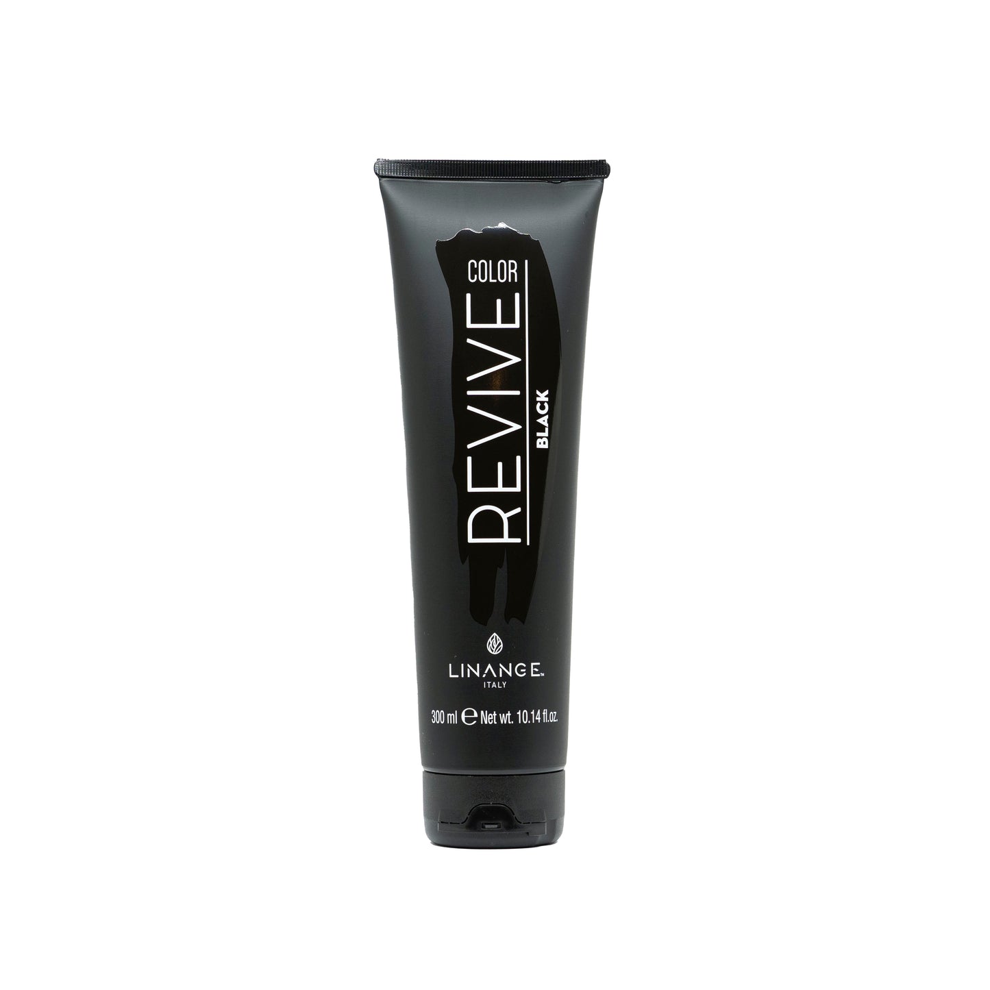 Revive Color Black hair dye by Linange Italy, 300ml professional salon formula for vibrant color