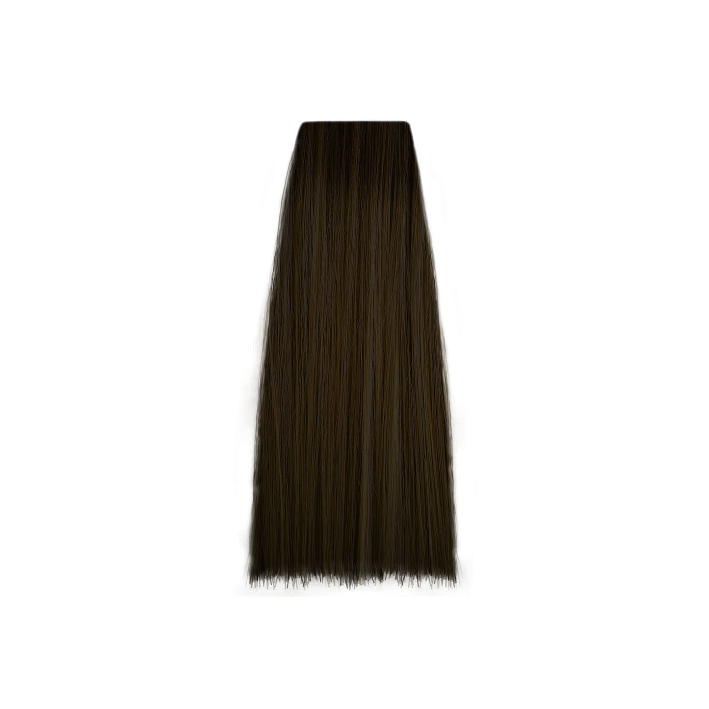 Dark brown hair swatch for beauty salon color selection
