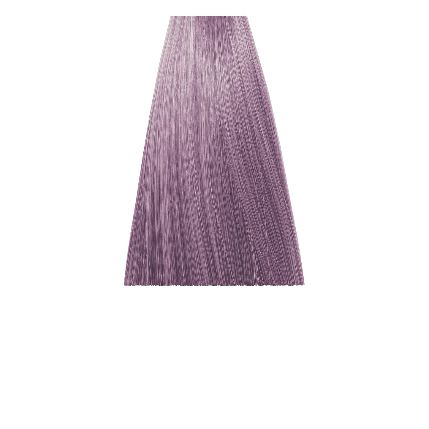 Lavender purple hair color swatch, smooth straight strands, beauty salon tone sample
