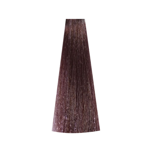 Rich mahogany brown hair color swatch for salon or home use, showcasing deep tone and shine