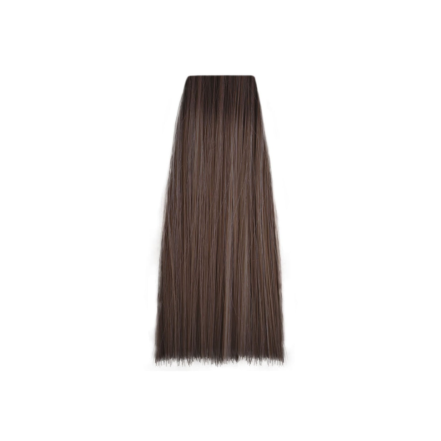 Rich dark brown hair color swatch for salon beauty treatments